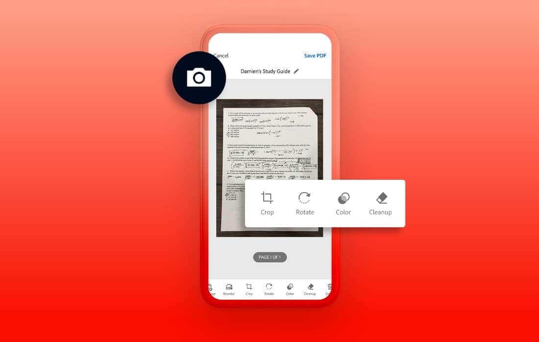 Scan Notes to PDF Solution - Adobe Acrobat